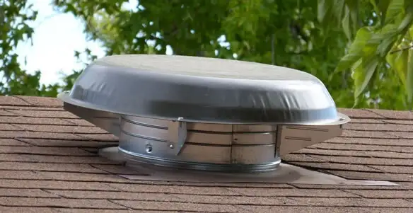 attic fan installation services with low-profile roof ventilation unit in Las Vegas, NV