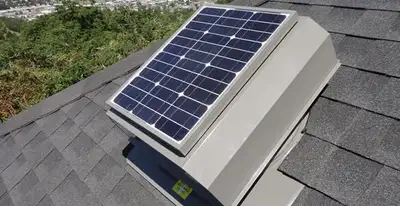 attic fan installation services with energy-efficient roof-mounted ventilation system in Las Vegas, NV