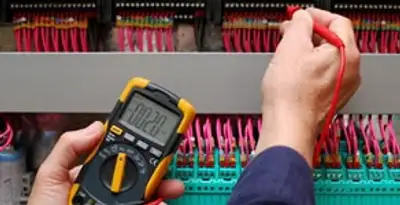 electrical service showing professional testing and troubleshooting of electrical panel by licensed electricians in Las Vegas, NV