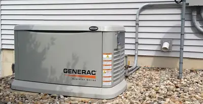generator installation service featuring outdoor standby generator setup by licensed electricians in Las Vegas, NV