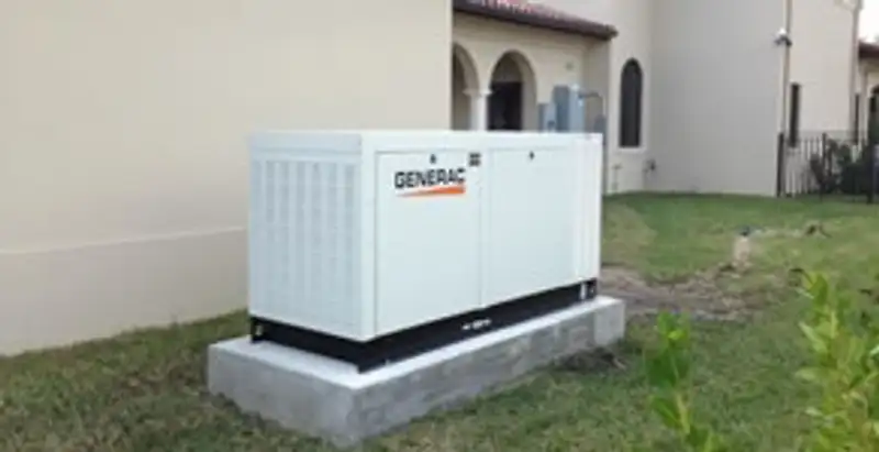 generator installation service showing standby generator professionally installed for residential power backup in Las Vegas, NV