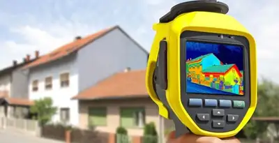 home energy audit service performing exterior thermal inspection to identify energy loss in Las Vegas, NV