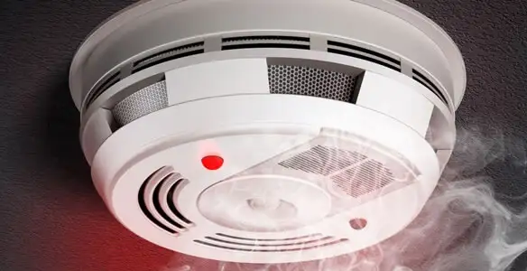 Installed smoke detector providing reliable fire detection in Las Vegas, NV
