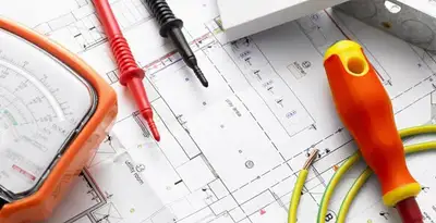 licensed electrician planning and testing electrical systems using professional tools in Las Vegas, NV