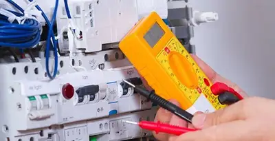 Residential electrician testing home electrical panel for safety and performance in Las Vegas, NV