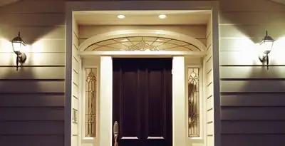 security light installation services with professionally installed entryway lighting in Las Vegas, NV