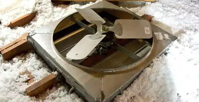whole house fan installation services with attic-mounted ventilation unit in Las Vegas, NV